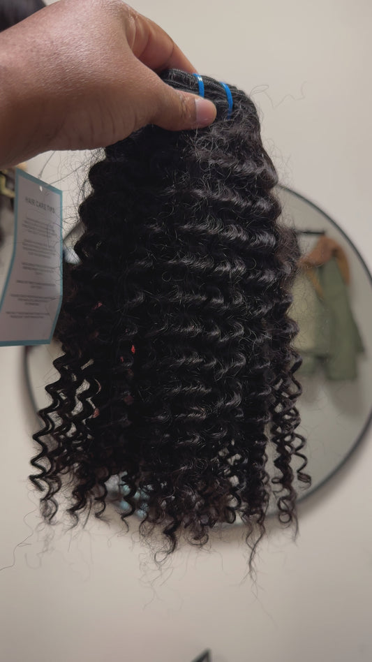 Kinky Curly Brazilian Human Hair Bundle Deal